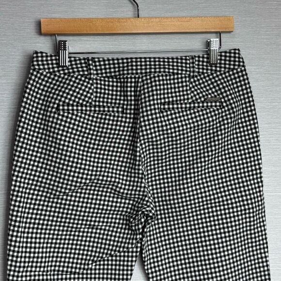 Michael Kors Gingham Pants Mid Rise Size 6 - Picture 4 of 7